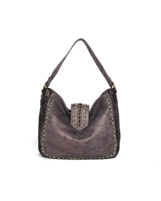 MW1058G-918 CF Montana West Leopard Print Collection Concealed Carry Hobo
