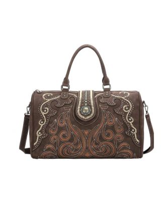 MW1061G-5110 CF Montana West Concho Collection Weekender Bag