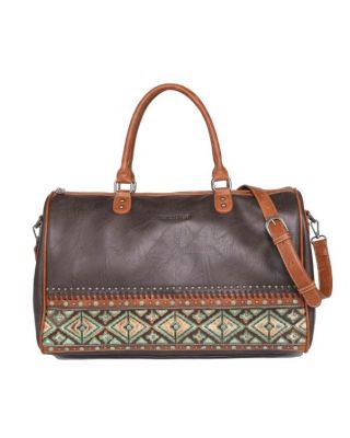 MW1066-5110 CF Montana West Aztec Tooled Collection Weekender Bag