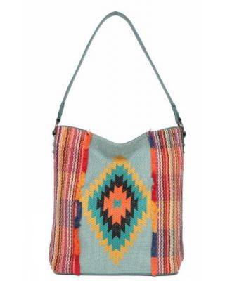 MW1069G-918 TQ Montana West Aztec Tapestry Bohemian Shoulder Concealed Carry Bag