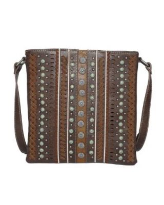 MW1091G-9360 CF Montana West Whipstitch Concealed Carry Crossbody Bag