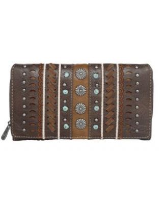 MW1091-W010 CF Montana West Studs Collection Wallet