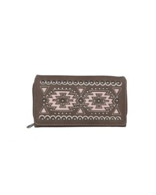 MW1092-W010 CF Montana West Cut Out Aztec Collection Wallet