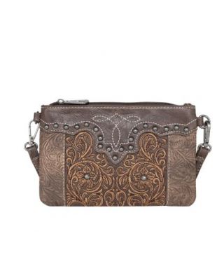 MW1099-181 CF Montana West Floral Embroidered Collections Clutch/Crossbody