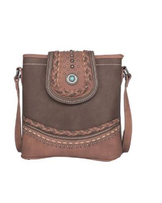 MW1107G-9630 CF  Montana West Concho Collection Concealed Carry Crossbody