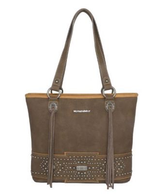 MW1113G-8317 CF Montana West Concho Collection Concealed Carry Tote