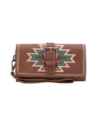 MW1123-W002 BR Montana West Aztec Collection Wallet 