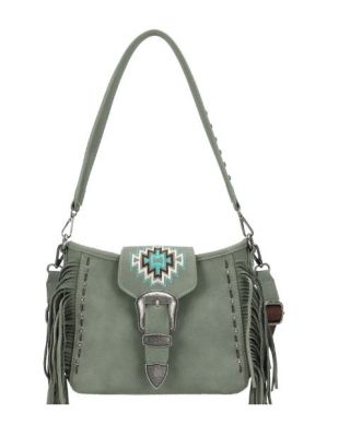 MW1125G-921 GN Montana West Aztec Collection Hobo/Crossbody