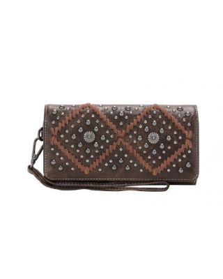 MW1127-W002 CF Montana West Studs Collection Wallet