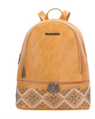 MW1127-9110 BR Montana West Studs Collection Backpack