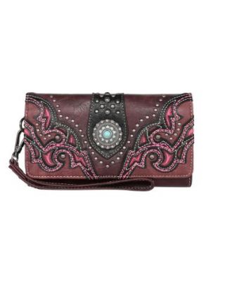 MW1144-W018 PP Montana West Cut-out Collection Wallet
