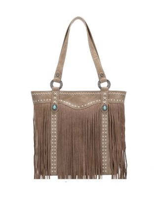 MW1149G-8113 KH  Montana West Fringe Collection Concealed Carry Tote