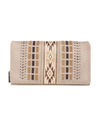 MW1153-W010 TN Montana West Aztec Embossed Collection Wallet