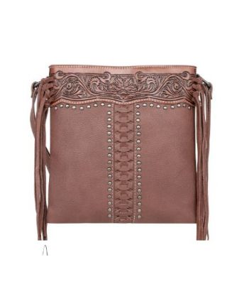 MW1155G-9360 BR Montana West Tooled Collection Concealed Carry Crossbody