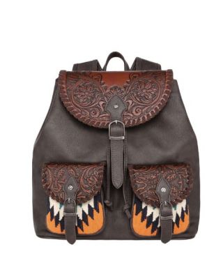 MW1173-9110 AZ Montana West Tooled Collection Backpack 