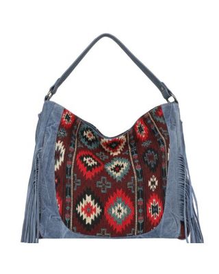 MW1174G-917 NV Montana West Aztec Tapestry Concealed Carry Hobo