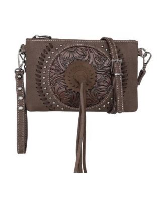 MW1176-181 CF  Wrangler Tooled Collection Clutch/Crossbody