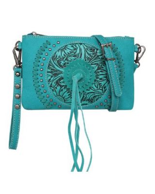MW1176-181 TQ  Wrangler Tooled Collection Clutch/Crossbody