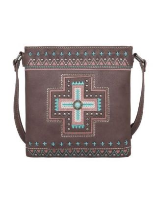 MW1199G-9360 CF  Montana West Concho Collection Concealed Carry Crossbody