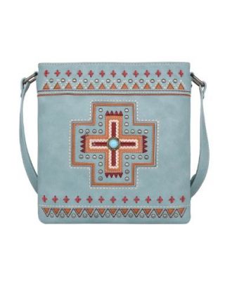MW1199G-9360 TQ  Montana West Concho Collection Concealed Carry Crossbody