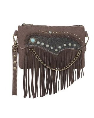 MW1201-181 CF Montana West Tooled Collection Crossbody/Wristlet