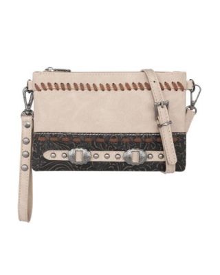 MW1205-181 TN Montana West Tooled Collection Clutch/Crossbody