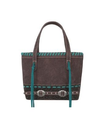 MW1205-923 CF Montana West Tooled Collection Small Tote/Crossbody