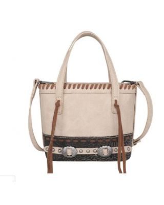 MW1205-923 TN Montana West Tooled Collection Small Tote/Crossbody