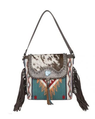 MW1215G-918 CF Montana West Hair-On Cowhide Collection Aztec Tapest