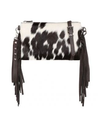 MW1219-181 CF Montana West Hair-On Collection Clutch/Crossbody