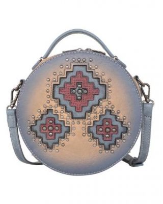 MW1220-118 TN Montana West Cut-out Aztec Collection Circle Bag/Crossbody