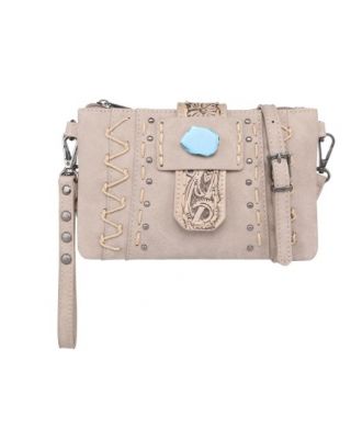 MW1221-181 TN Montana West Tooled Collection Clutch/Crossbody