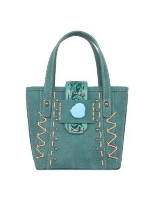 MW1221-923 TQ Montana West Tooled Collection Small Tote/Crossbody