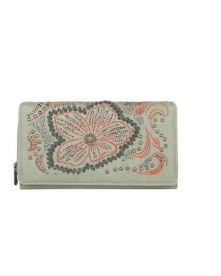 MW1222-W010 GN Montana West Cut-out Collection Wallet