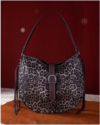 MW1240G-918 CF Montana West Leopard Collection Concealed Carry Hobo