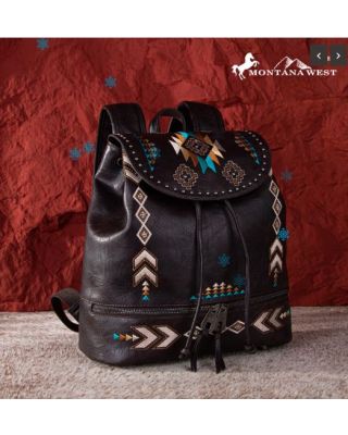 MW1245-9110 CF Montana West Embroidered Collection Backpack