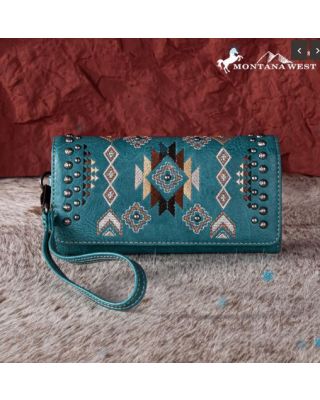 MW1245-W002 TQ Montana West Embroidered Collection Wallet