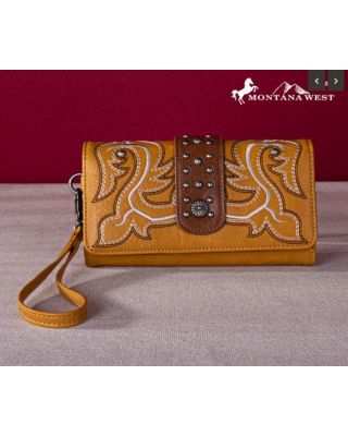 MW1247-W002 MST Montana West Embroidered Collection Wallet
