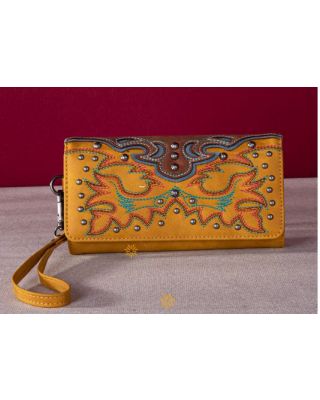MW1253-W002 MST Montana West Embroidered Collection Wallet