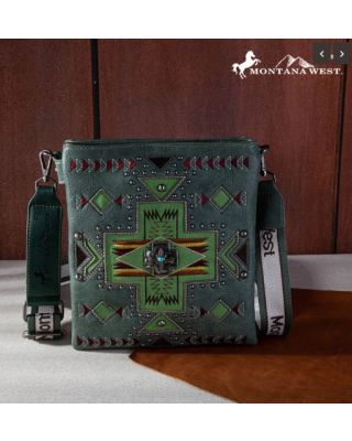 MW1261G-9360 GN Montana West Conhco Collection Concealed Carry Crossbody