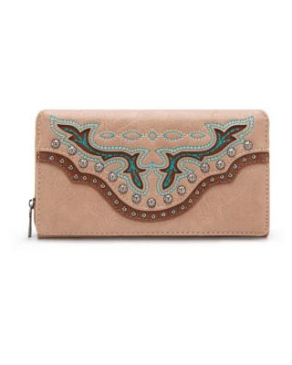 MW1281-W010 TN Montana West Embroidered Wallet