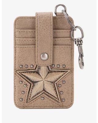 MW1288-W007 KH Montana West Lonestar Collection Mini Key Ring Card Case