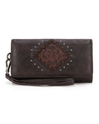 MW1299-W002 CF Montana West Tooled Collection Wallet