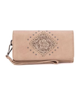 MW1299-W002 TN Montana West Tooled Collection Wallet