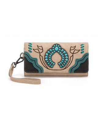 MW1302-W002 TN Montana West Concho Collection Wallet