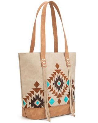 MW1312G-8317 TN Montana West Embroidered Collection Tote