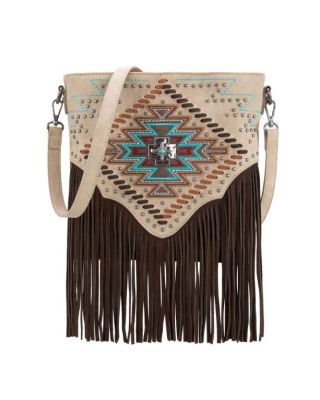 MW1315G-9360 TN Montana West Embroidered Aztec Collection Concealed Carry Crossbody