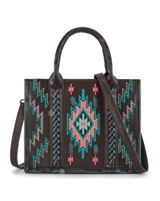 MW1317G-8899 CF Montana West Embroidered Aztec Tote