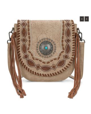 MW1331-8360 TN Montana West Concho Collection Crossbody