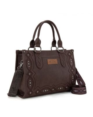 MW1334G-8250 CF Montana West Embroidered Concealed Carry Collection Tote